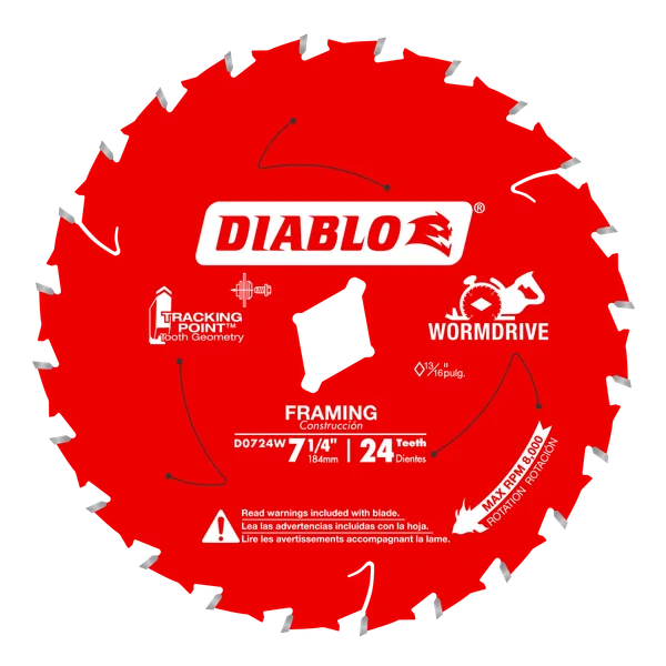 Diablo D0724 24T Framing saw blade